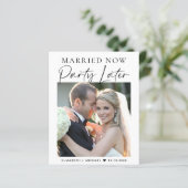 結婚した今すぐパーティー後の写真結婚の (スタンド正面)