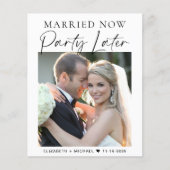 結婚した今すぐパーティー後の写真結婚の (正面)