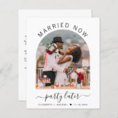 結婚した今すぐパーティー後のArch Photo結婚's (正面/裏面)