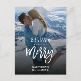 結婚した写真を撮る日付を保存結婚する ポストカード