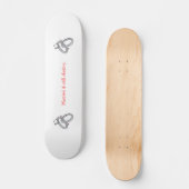 結婚した及びまだスケートで滑ります スケートボード (正面)
