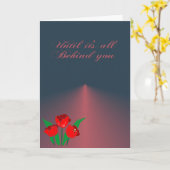 結婚した夫婦の離婚に対する共感の表現 カード (黄色い花)