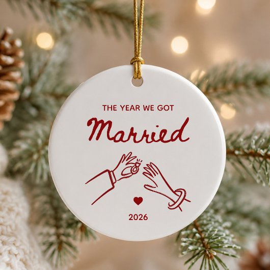 結婚した年のクリスマス オーナメント