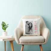 結婚した年の最初のクリスマス　ウェディングフォト　新婚夫婦 クッション (椅子)