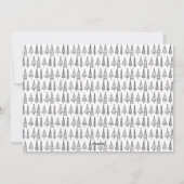 結婚した明るい初めてのクリスマスカップルの写真 シーズンカード (裏面)