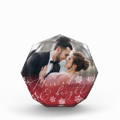 結婚した明るい |クリスマス結婚の フォトブロック (正面)