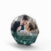 結婚した明るい |クリスマス結婚の フォトブロック (右)