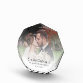 結婚した最初のクリスマスのカスタムウェディングフォト フォトブロック (右)