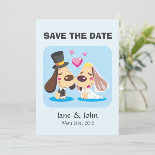 結婚した犬カップル セーブザデート (スタンド正面)