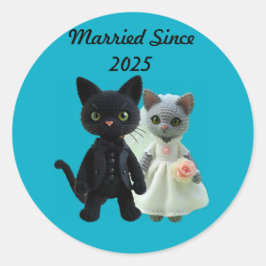 結婚した猫たち 2025 ラウンドシール
