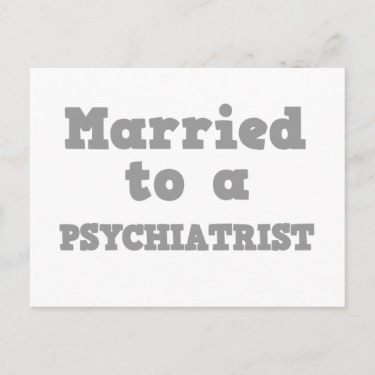 結婚した精神科医へ ポストカード (正面)