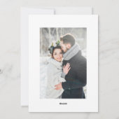 結婚した結婚メリー写真 シーズンカード (裏面)