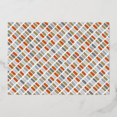 結婚した結婚メリー初めてのクリスマス 箔招待状 (裏面)