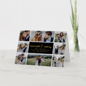 結婚した結婚メリーs実在sss 箔シーズンカード (正面)