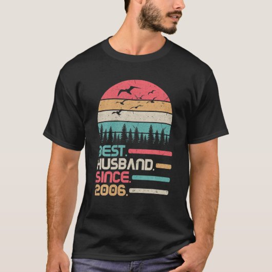 結婚した結婚年16年の夫最高の夫 Tシャツ (正面)