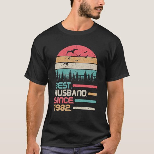 結婚した結婚年40年の夫最高の夫 Tシャツ (正面)