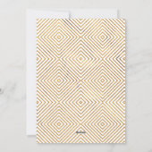 結婚した金メリー箔と白(写真付き) シーズンカード (裏面)