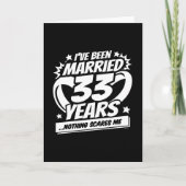 結婚した33年おもしろい33結婚周年 カード (正面)