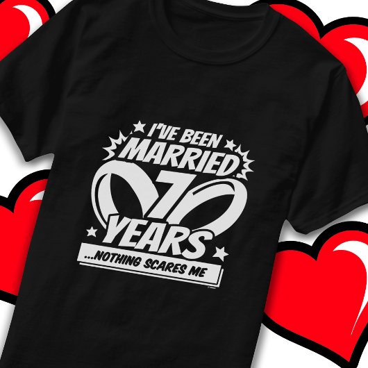 結婚した7年おもしろい7結婚周年 Tシャツ