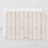 結婚した |クモダンリ素朴スマス写真 シーズンカード (裏面)