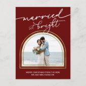 結婚した&ブライトアーチホリデー結婚ズ発表 シーズンポストカード (正面)