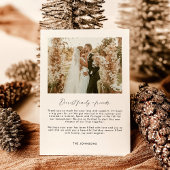 結婚した&ブライトホリデークリスマスカードアーチフォト 招待状