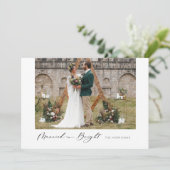 結婚した&ブライトモダンホリミニマルー・フォト・カード シーズンカード (スタンド正面)