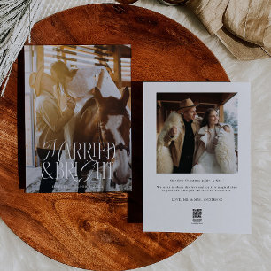 結婚した&ブライトヴィンテージエレガンス写真 シーズンカード