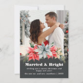 結婚した&ブライト結婚ホリデー発表 シーズンカード (正面)