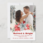 結婚した&ブライト結婚ホリデー発表 シーズンカード (正面)