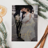 結婚した&ブライト結婚ホリデー発表 箔シーズンカード