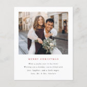 結婚した&ボーメリーアーチフォトバジェットクリスマス (裏面)