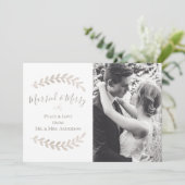 結婚した&メリーシンプル白黒金ゴールド結婚の (スタンド正面)