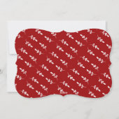 結婚した&メリー初めてのクリスマスフォトホリデー シーズンカード (裏面)