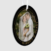 結婚した&メリー初めてのクリスマス オーナメント (正面)