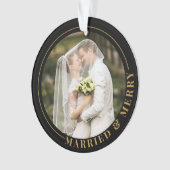 結婚した&メリー初めてのクリスマス オーナメント (正面)
