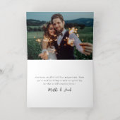 結婚した&メリー結婚の写真実在 箔シーズンカード (内側レイダウン)