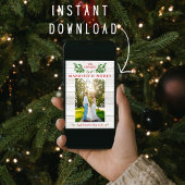 結婚した&メリー結婚のMerry Christmas写真 シーズンカード