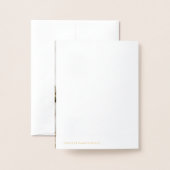 結婚した&メリー・クリスマスリースの結婚写真 箔カード (裏面封筒付き)