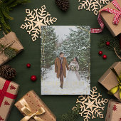 結婚した&メリー |クリスマス結婚の発表 箔シーズンカード