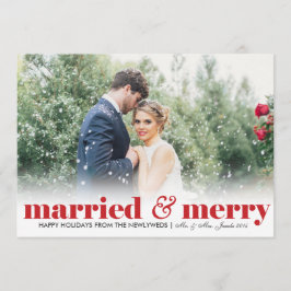 結婚した&メリー|結婚式|クリスマス 招待状
