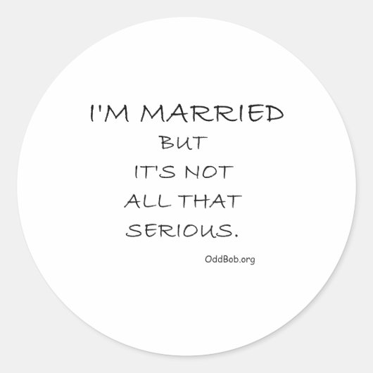 結婚した ラウンドシール (正面)