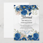 結婚した 招待状 (正面/裏面)