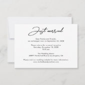 結婚した！現代の秘密結婚写真発表 (裏面)