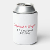 結婚した&bright addカップル名結婚の追加日 缶クーラー (缶裏面)
