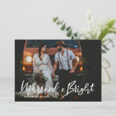 結婚した&Bright Scriptの結婚カップル写真 シーズンカード (スタンド正面)