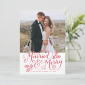 結婚した& Photo Thank メリー You Red シーズンカード (スタンド正面)