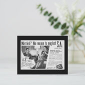 結婚した?S.A.を無視する理由はない😑 ポストカード (スタンド正面)