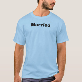 結婚した Tシャツ