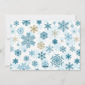 結婚した&Winter Wonderlandメリーフォトカード シーズンカード (裏面)